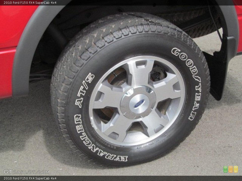 2010 Ford F150 FX4 SuperCab 4x4 Wheel and Tire Photo #70393128