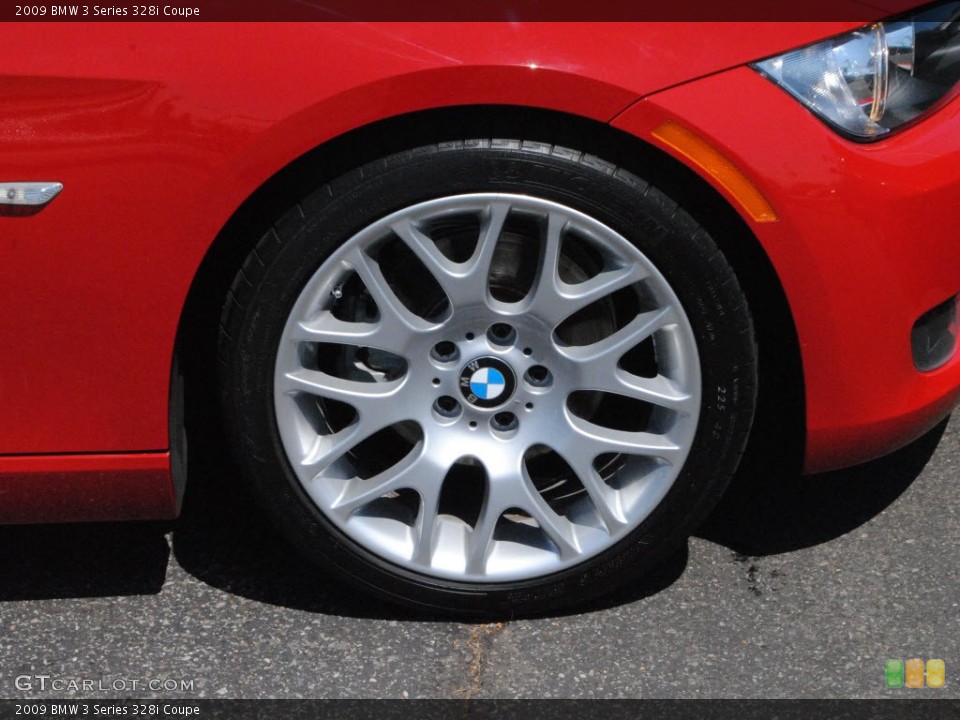 2009 BMW 3 Series 328i Coupe Wheel and Tire Photo #70393590