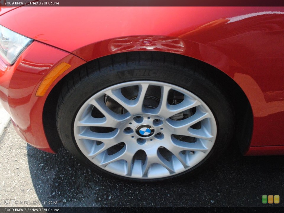 2009 BMW 3 Series 328i Coupe Wheel and Tire Photo #70393800