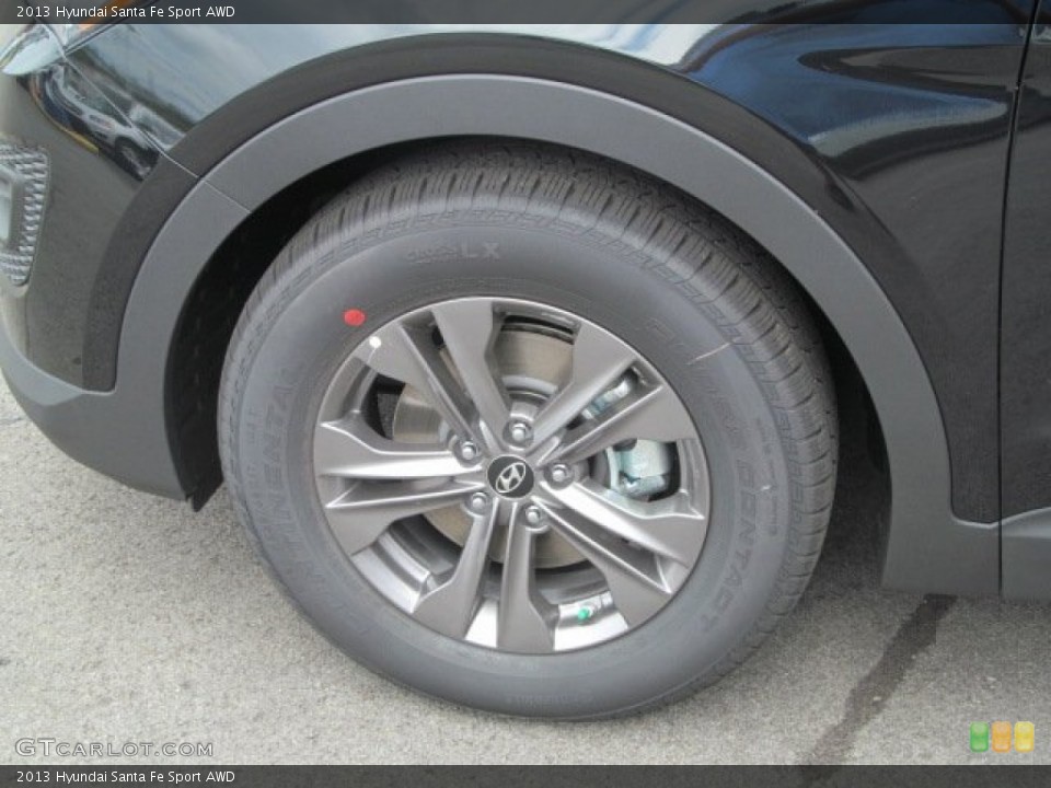 2013 Hyundai Santa Fe Sport AWD Wheel and Tire Photo #70395195