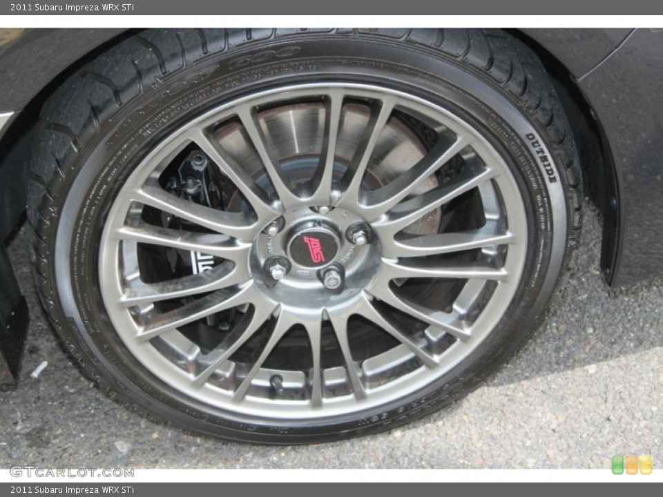 2011 Subaru Impreza WRX STi Wheel and Tire Photo #70396491