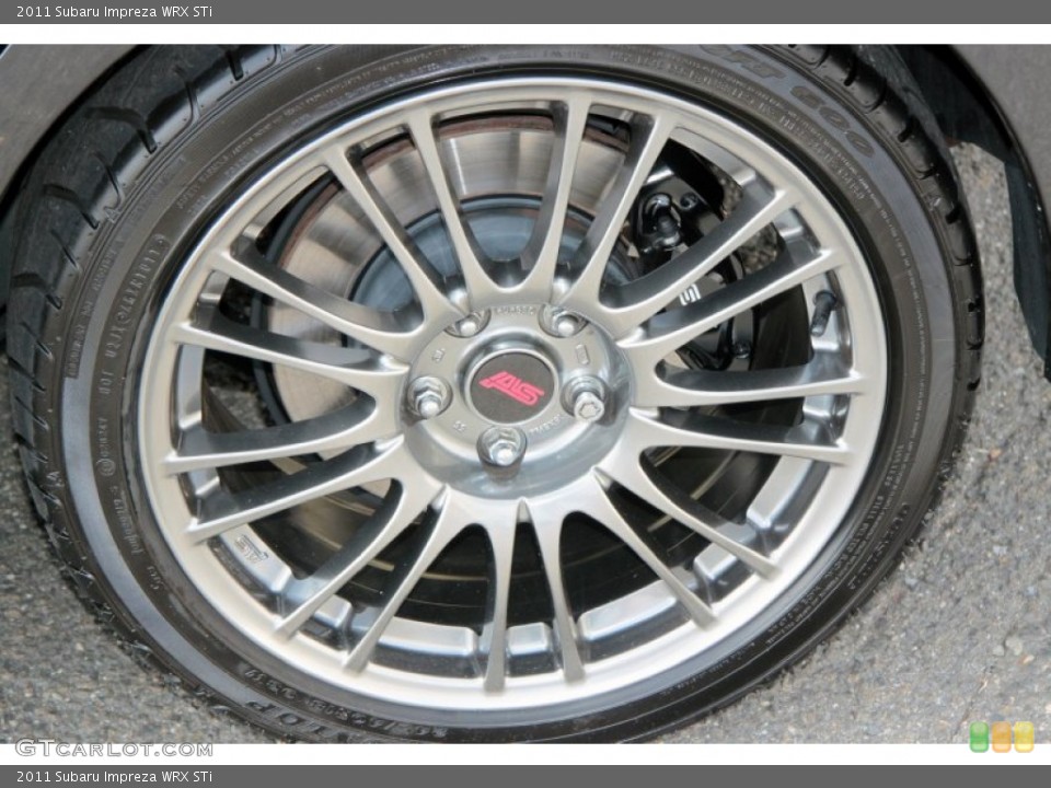 2011 Subaru Impreza WRX STi Wheel and Tire Photo #70396503