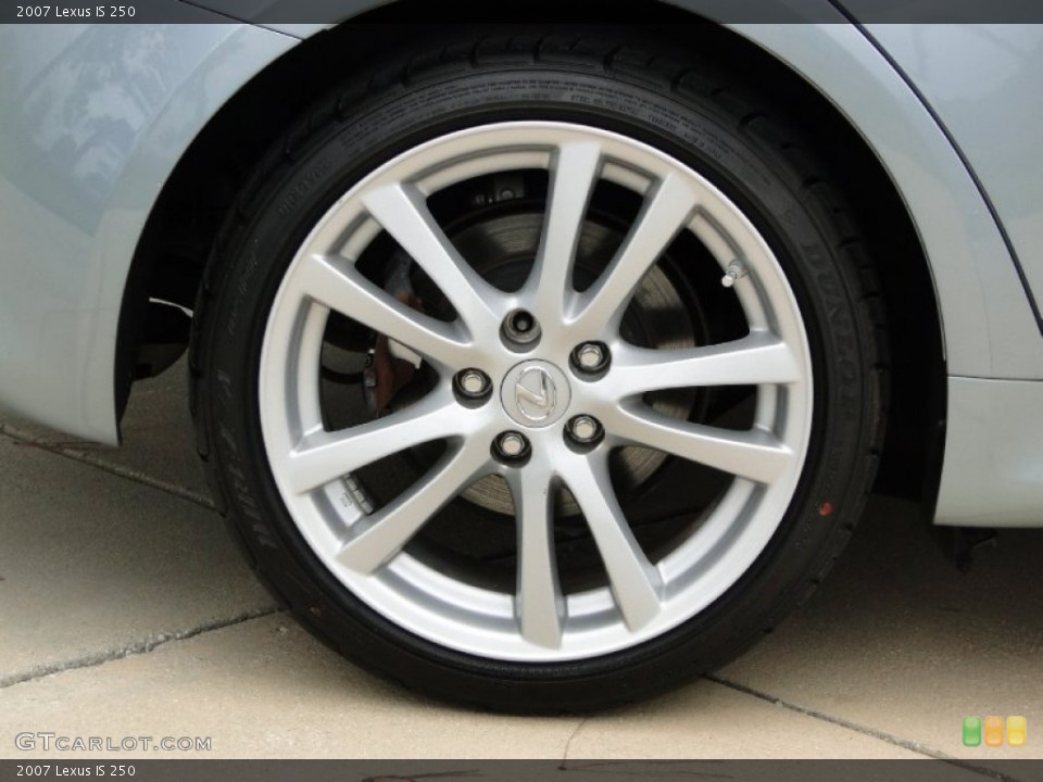 2007 Lexus IS 250 Wheel and Tire Photo #70396569