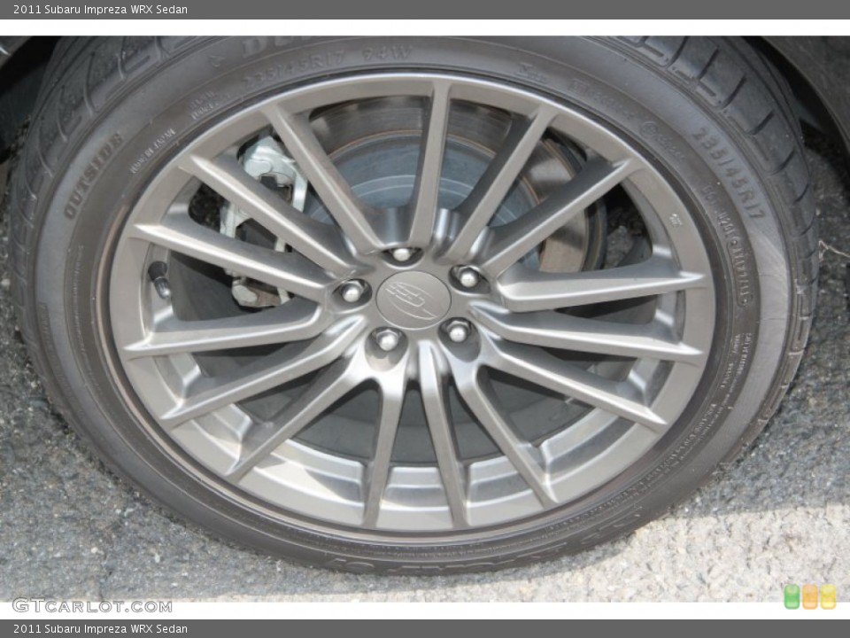2011 Subaru Impreza WRX Sedan Wheel and Tire Photo #70397022