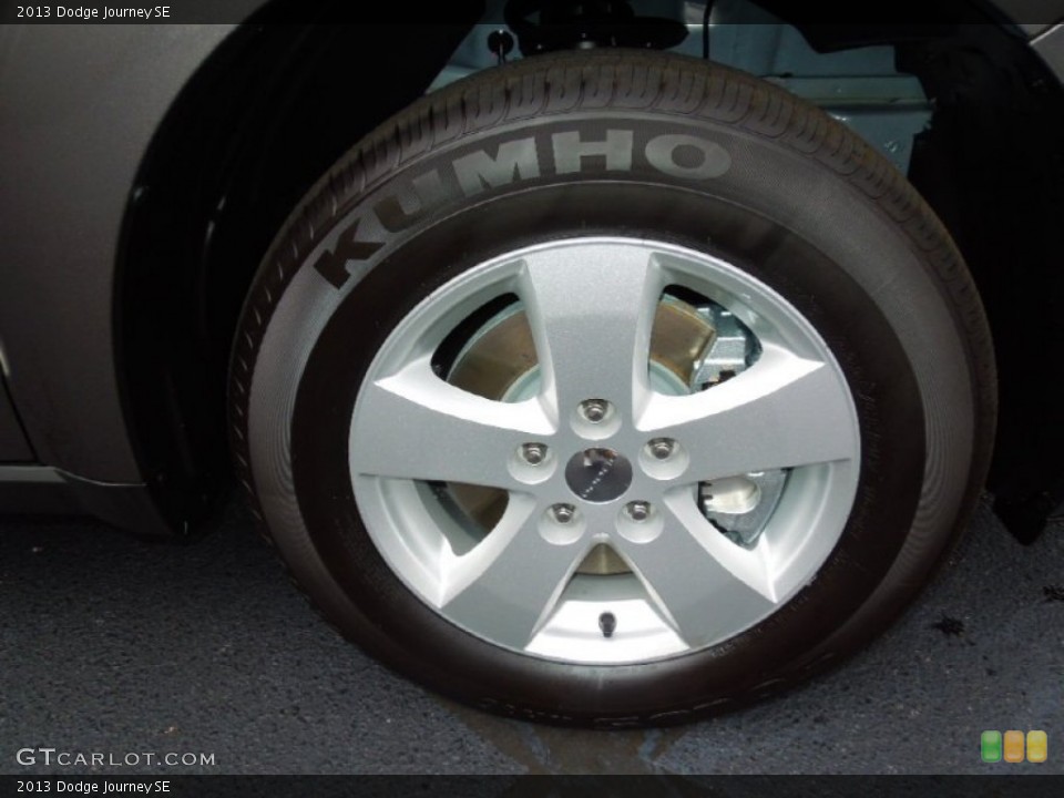 2013 Dodge Journey SE Wheel and Tire Photo #70400076