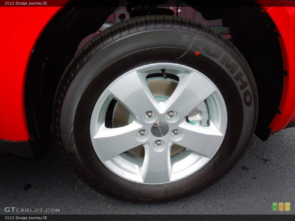 2013 Dodge Journey SE Wheel and Tire Photo #70400241