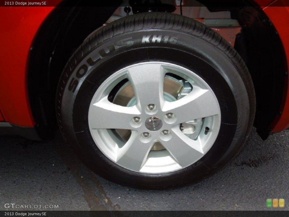2013 Dodge Journey SE Wheel and Tire Photo #70400418
