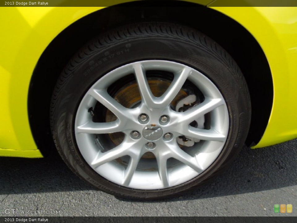 2013 Dodge Dart Rallye Wheel and Tire Photo #70401504