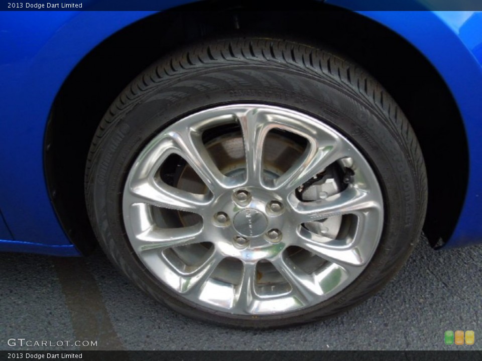 2013 Dodge Dart Limited Wheel and Tire Photo #70401657