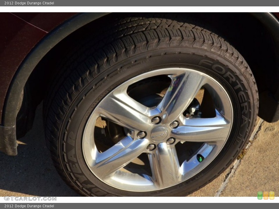 2012 Dodge Durango Citadel Wheel and Tire Photo #70404306