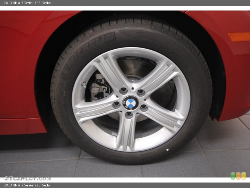 2013 BMW 3 Series 328i Sedan Wheel and Tire Photo #70425493