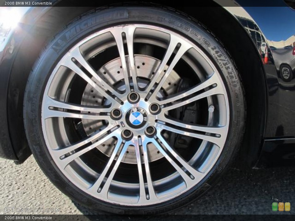 2008 BMW M3 Convertible Wheel and Tire Photo #70439585