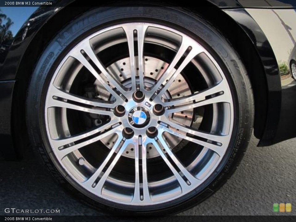2008 BMW M3 Convertible Wheel and Tire Photo #70439599