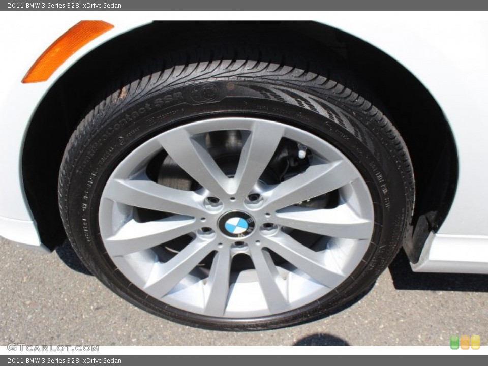 2011 BMW 3 Series 328i xDrive Sedan Wheel and Tire Photo #70441091
