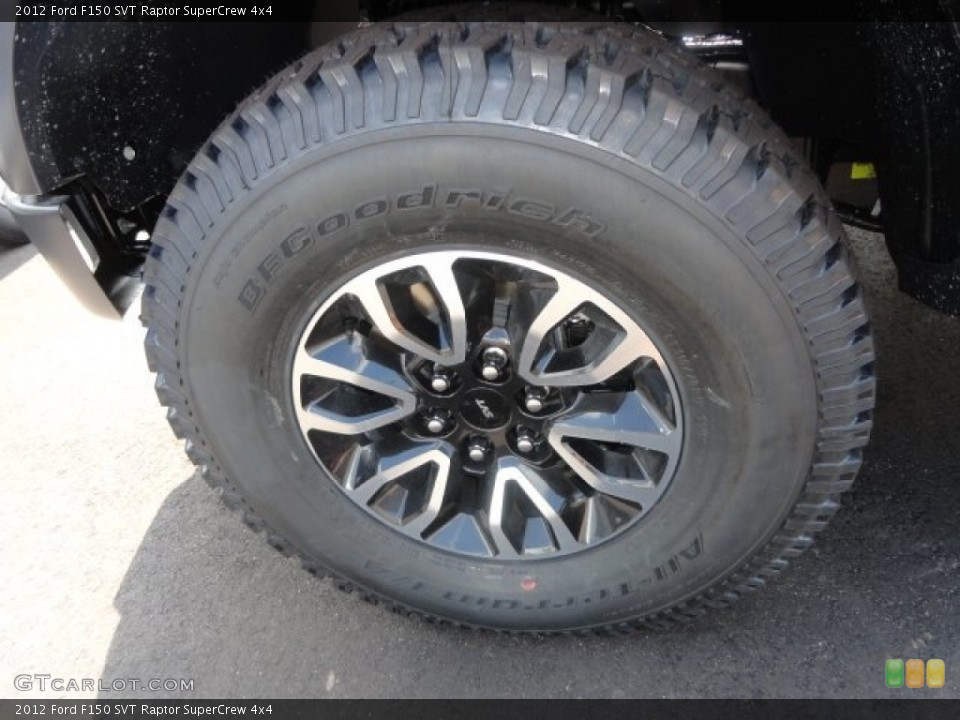 2012 Ford F150 SVT Raptor SuperCrew 4x4 Wheel and Tire Photo #70471336