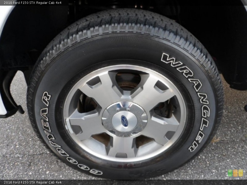 2010 Ford F150 STX Regular Cab 4x4 Wheel and Tire Photo #70480196