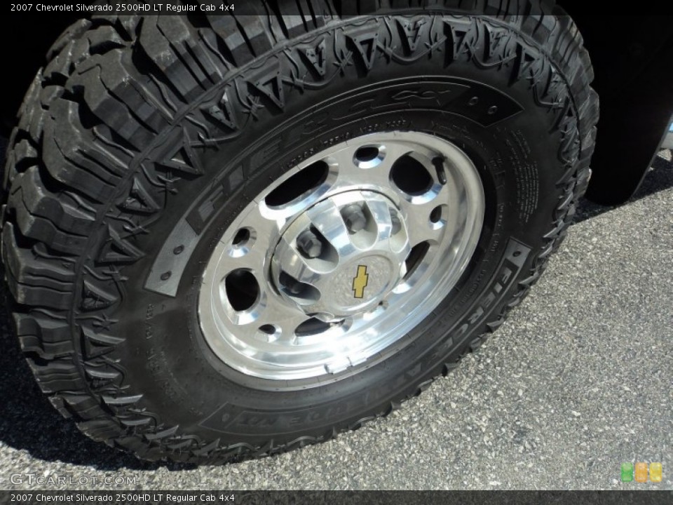 2007 Chevrolet Silverado 2500HD LT Regular Cab 4x4 Wheel and Tire Photo #70482527