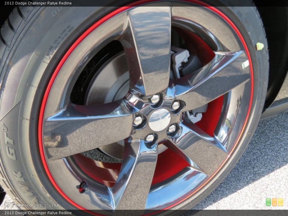 2013 Dodge Challenger Rallye Redline Wheel and Tire Photo #70483214