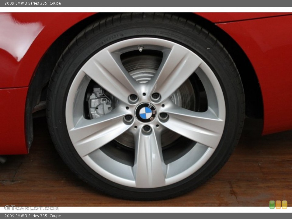 2009 BMW 3 Series 335i Coupe Wheel and Tire Photo #70488734