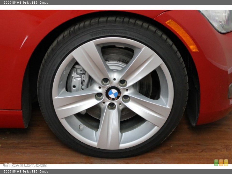 2009 BMW 3 Series 335i Coupe Wheel and Tire Photo #70488743