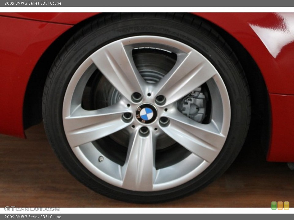 2009 BMW 3 Series 335i Coupe Wheel and Tire Photo #70488752