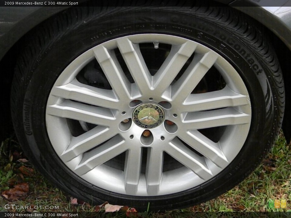 2009 Mercedes-Benz C 300 4Matic Sport Wheel and Tire Photo #70492396