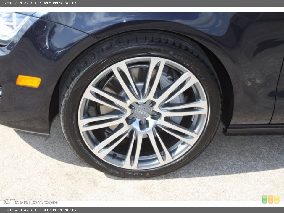 2013 Audi A7 3.0T quattro Premium Plus Wheel and Tire Photo #70493846
