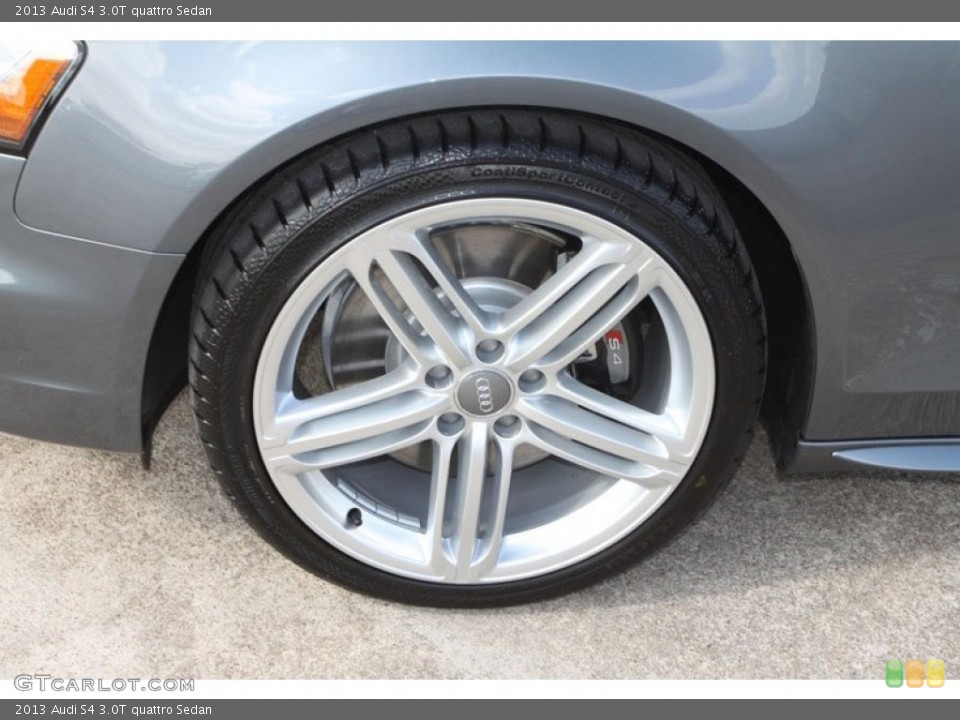 2013 Audi S4 3.0T quattro Sedan Wheel and Tire Photo #70495127