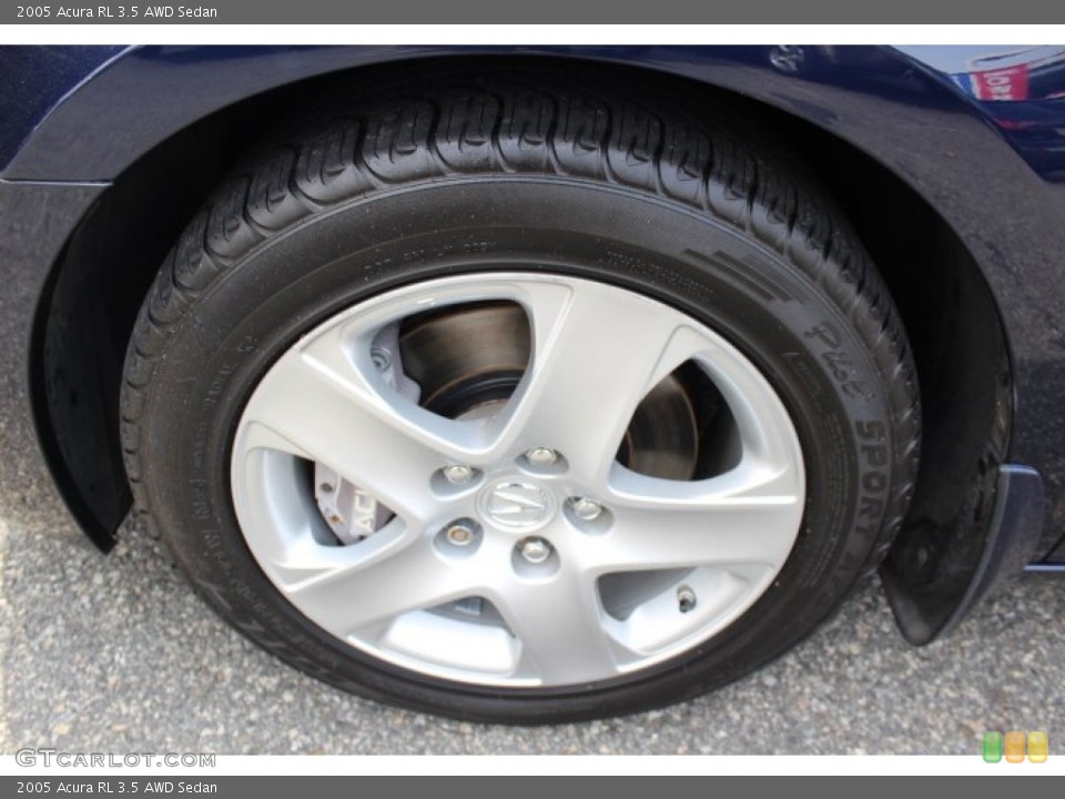 2005 Acura RL 3.5 AWD Sedan Wheel and Tire Photo #70499279