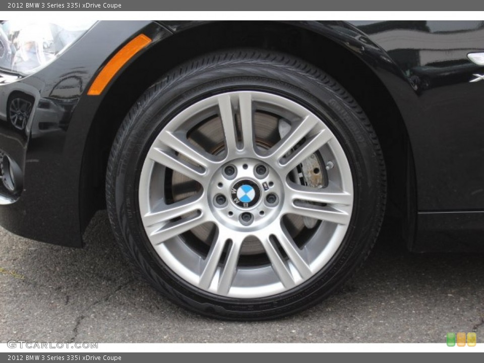 2012 BMW 3 Series 335i xDrive Coupe Wheel and Tire Photo #70502414