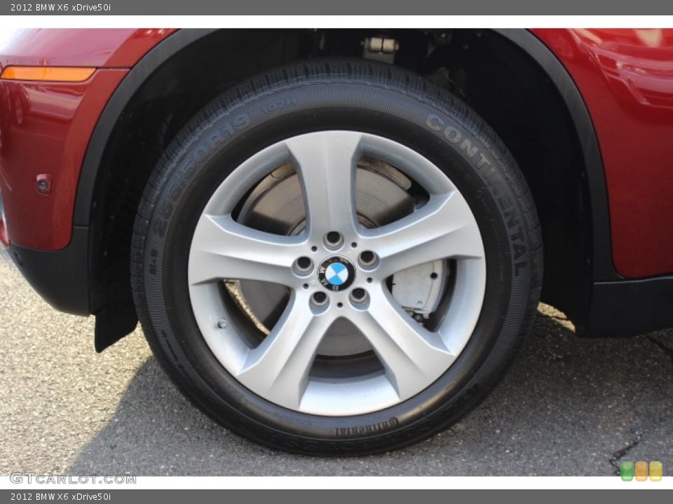 2012 BMW X6 xDrive50i Wheel and Tire Photo #70502702