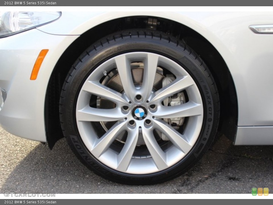 2012 BMW 5 Series 535i Sedan Wheel and Tire Photo #70502990