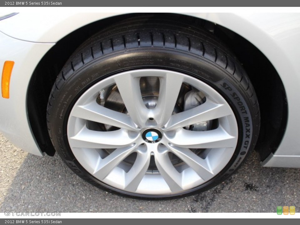 2012 BMW 5 Series 535i Sedan Wheel and Tire Photo #70503002