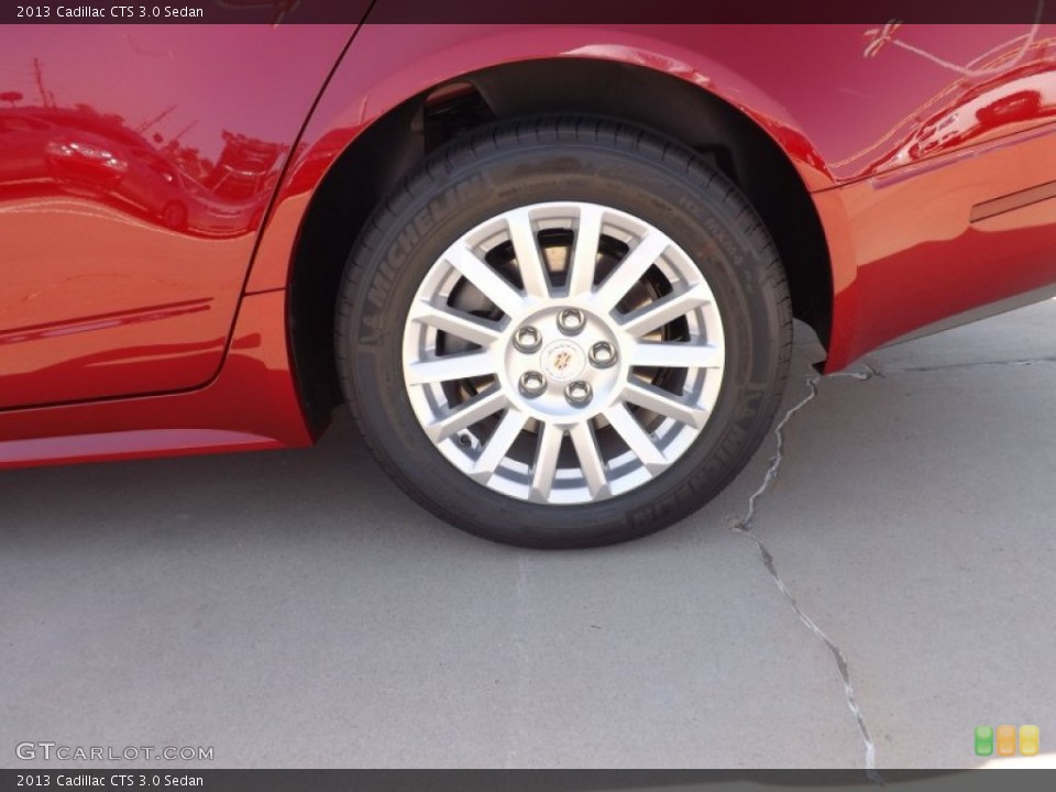 2013 Cadillac CTS 3.0 Sedan Wheel and Tire Photo #70504307