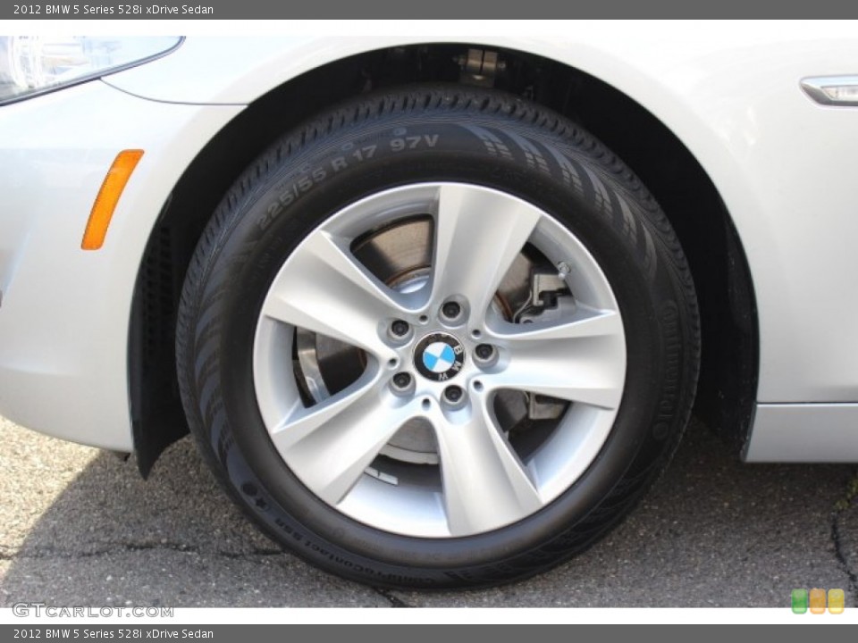 2012 BMW 5 Series 528i xDrive Sedan Wheel and Tire Photo #70505000