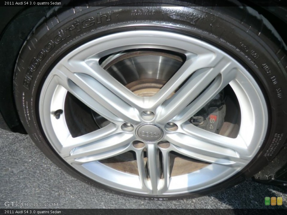 2011 Audi S4 3.0 quattro Sedan Wheel and Tire Photo #70510644