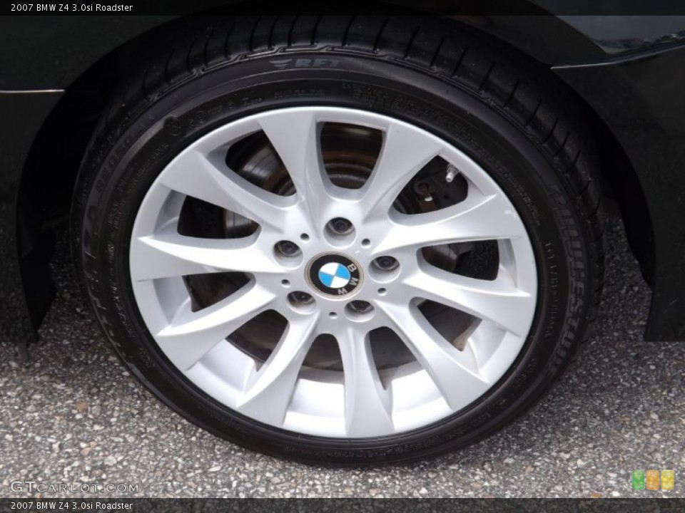 2007 BMW Z4 3.0si Roadster Wheel and Tire Photo #70512864