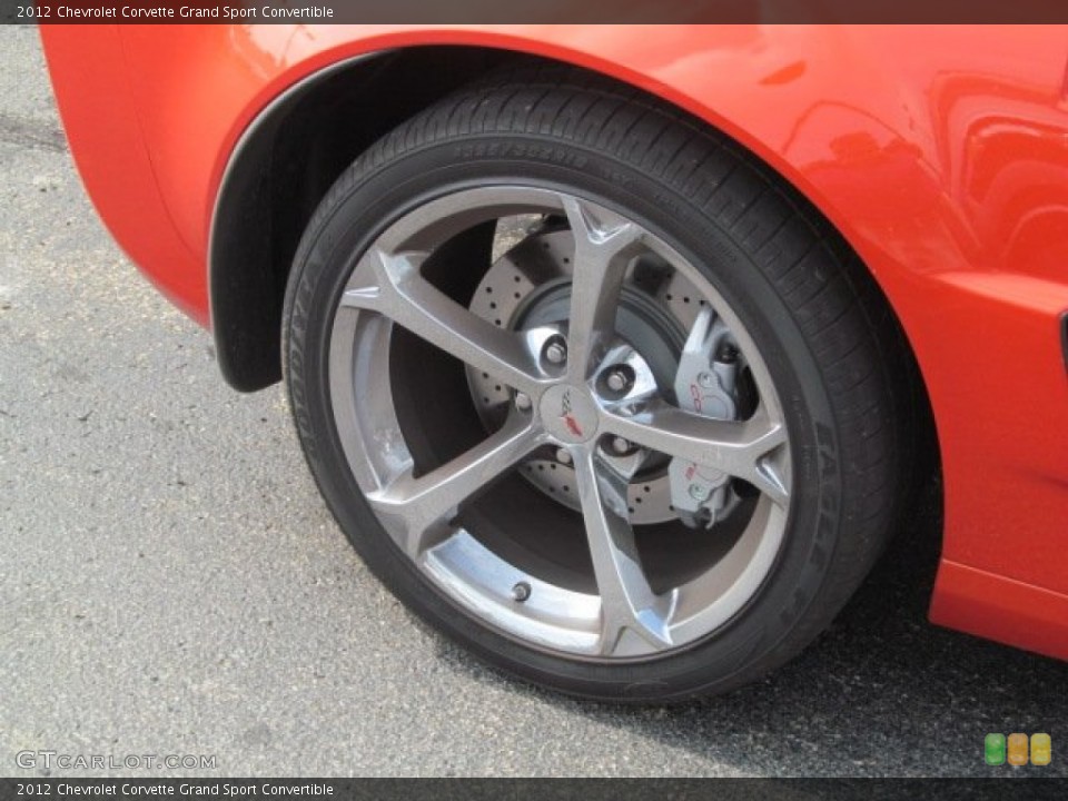 2012 Chevrolet Corvette Grand Sport Convertible Wheel and Tire Photo #70527996