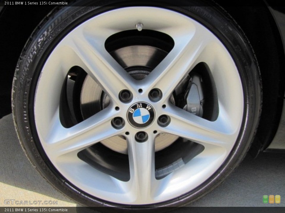 2011 BMW 1 Series 135i Convertible Wheel and Tire Photo #70537663