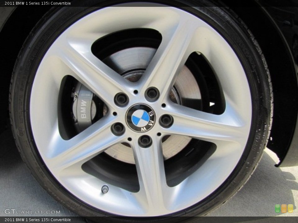 2011 BMW 1 Series 135i Convertible Wheel and Tire Photo #70537666