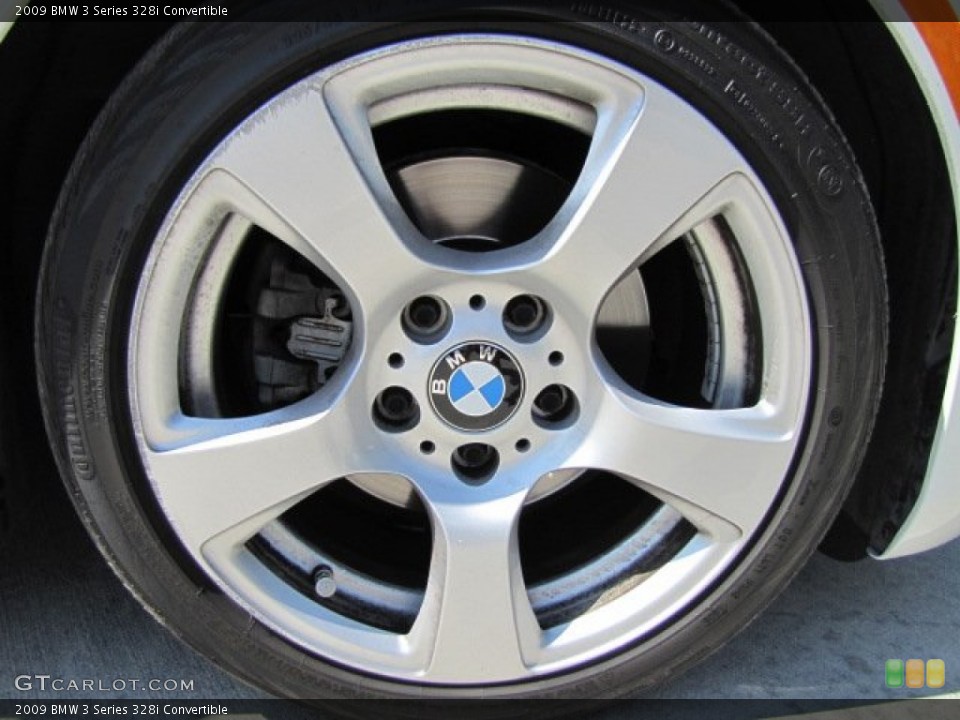2009 BMW 3 Series 328i Convertible Wheel and Tire Photo #70537810