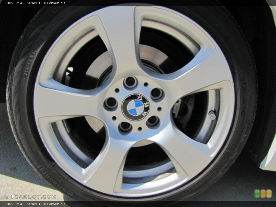 2009 BMW 3 Series 328i Convertible Wheel and Tire Photo #70537813
