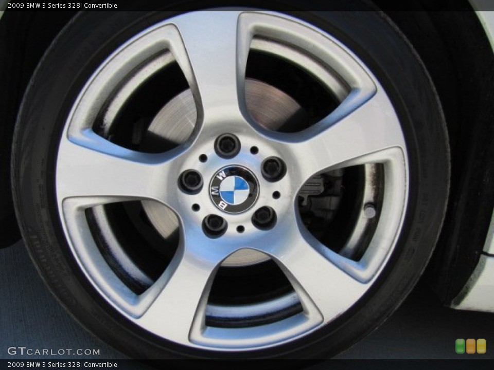 2009 BMW 3 Series 328i Convertible Wheel and Tire Photo #70537819