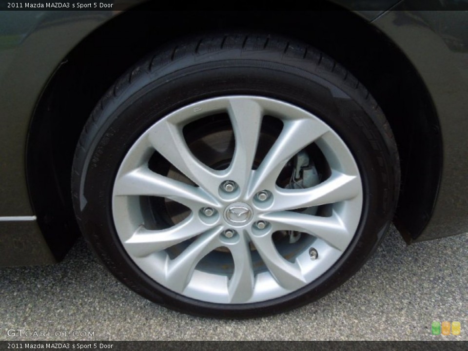 2011 Mazda MAZDA3 s Sport 5 Door Wheel and Tire Photo #70539234