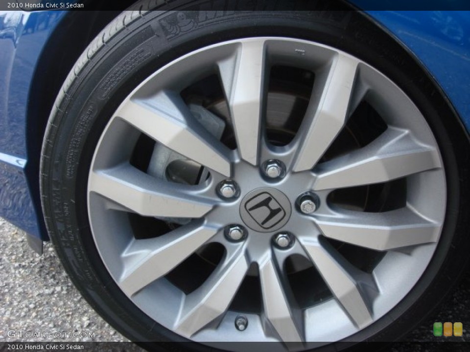 2010 Honda Civic Si Sedan Wheel and Tire Photo #70544515