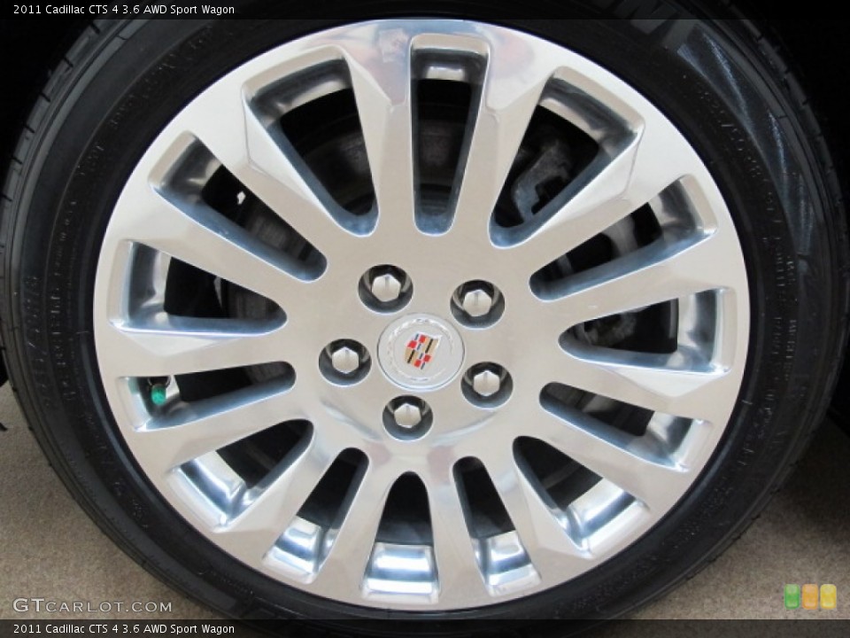 2011 Cadillac CTS 4 3.6 AWD Sport Wagon Wheel and Tire Photo #70551229
