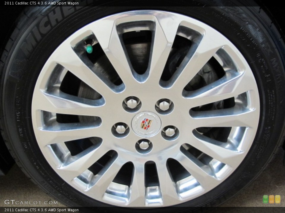 2011 Cadillac CTS 4 3.6 AWD Sport Wagon Wheel and Tire Photo #70551238