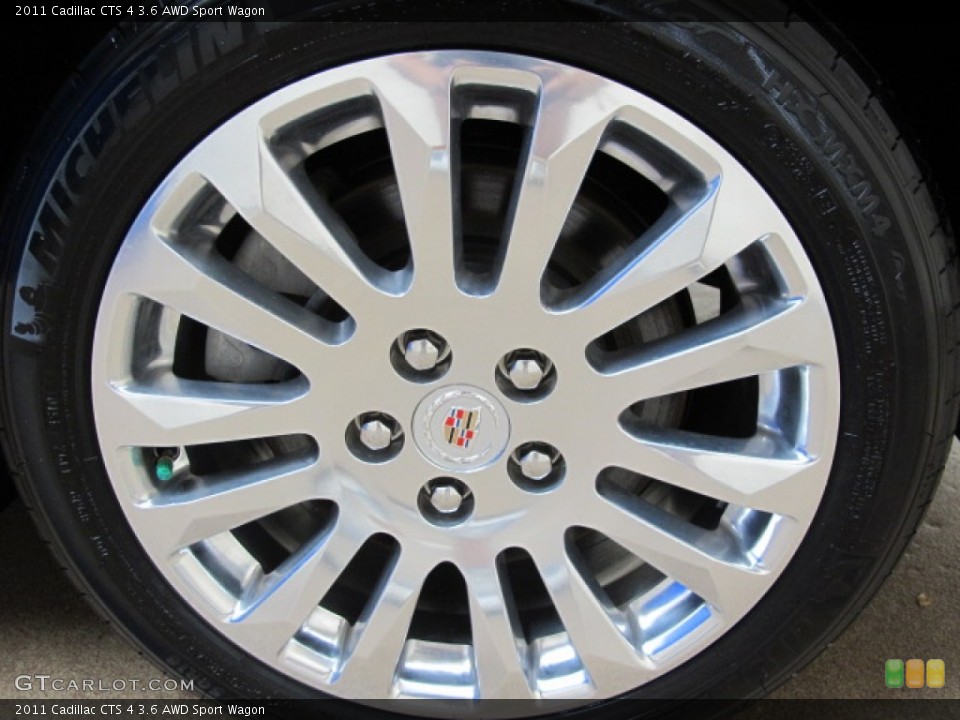 2011 Cadillac CTS 4 3.6 AWD Sport Wagon Wheel and Tire Photo #70551256