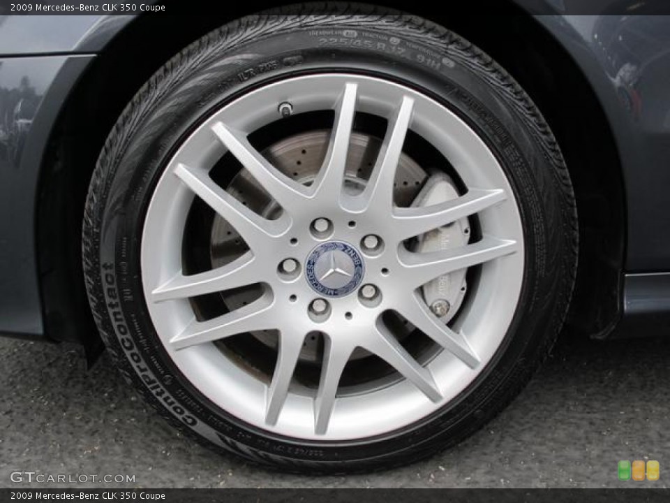 2009 Mercedes-Benz CLK 350 Coupe Wheel and Tire Photo #70554514