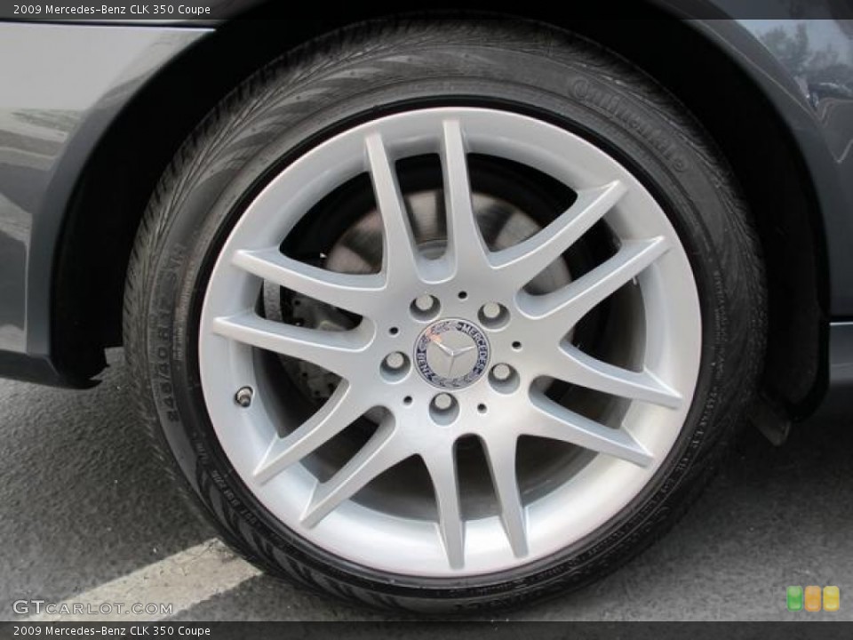 2009 Mercedes-Benz CLK 350 Coupe Wheel and Tire Photo #70554532